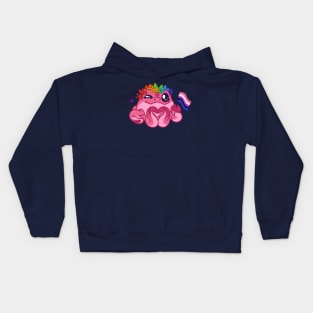 Pride Pretzel Genderfluid Kids Hoodie